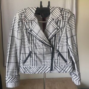 WHBM houndstooth jacket